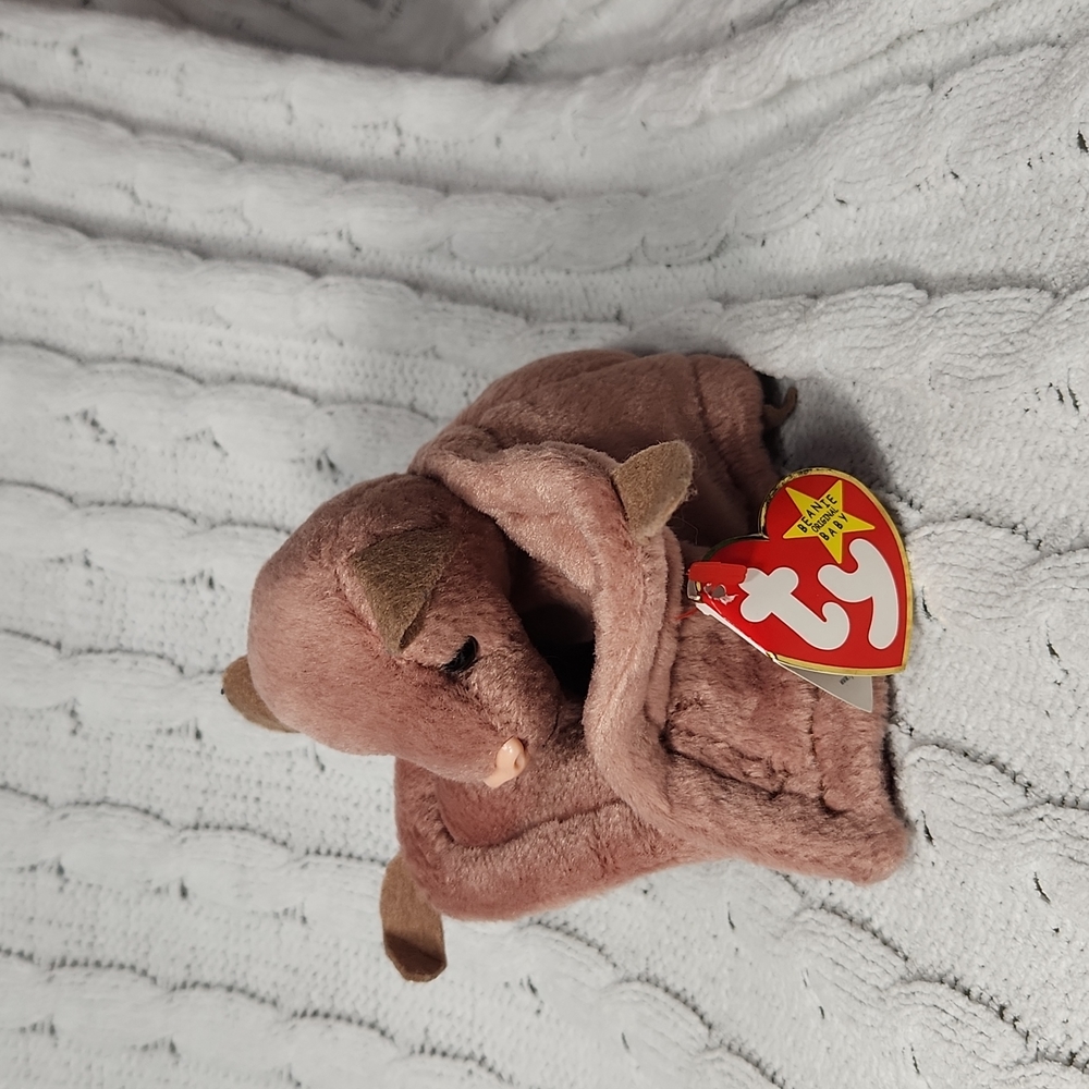 Vintage Ty Beanie Baby Original Batty The Bat 1996 P.E. Pellets